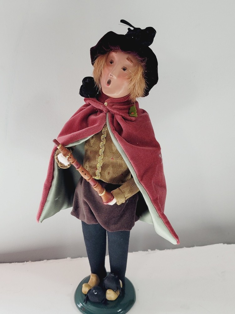 Byers Choice 12 Twelve Days of Christmas Caroler Four Calling Birds Figure 2008 Holiday Collectible