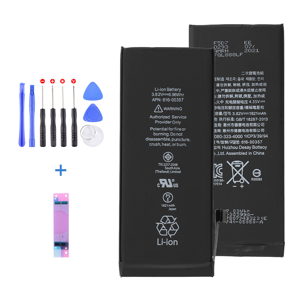 For iPhone 8 High Capacity Internal Battery Replacement + Repair Tools