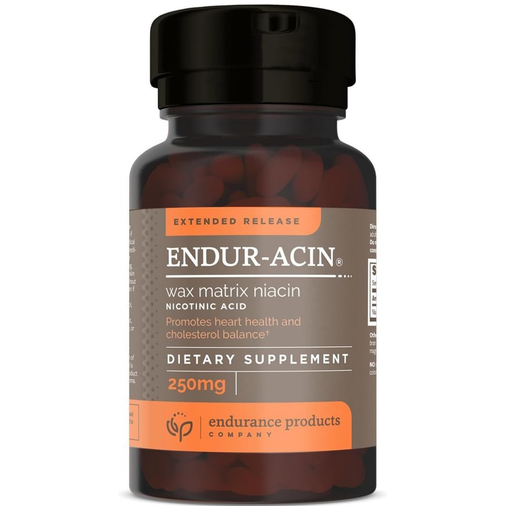 , EndurAcin - Extended Release Niacin for Optimal Absorption & Low-Flush B3 N...