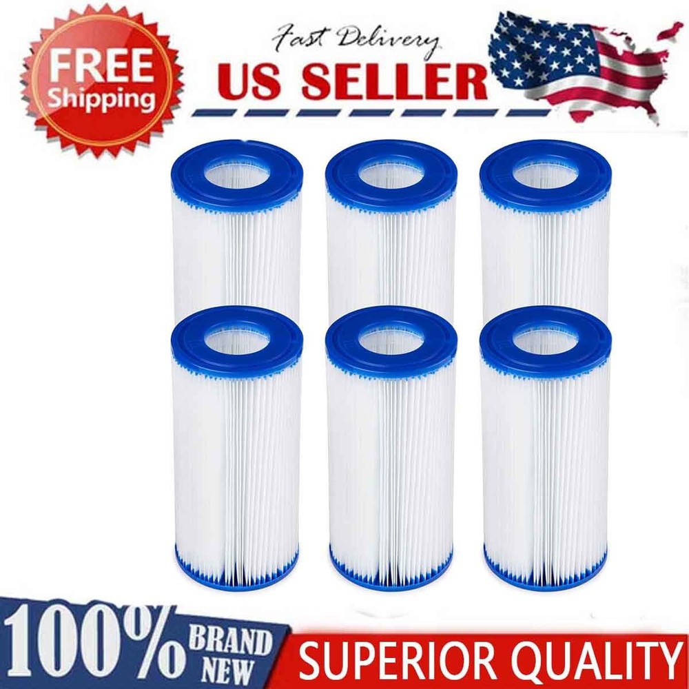 Pool Filter Cartridges for Intex/Bestway Type A/III Above Ground Pools