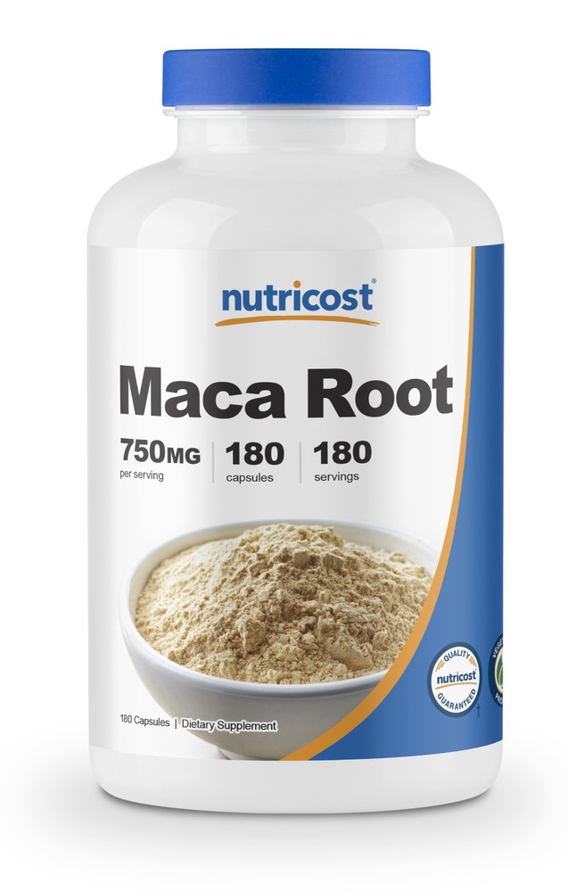 Nutricost Maca Root 750mg- 180 Capsules- 180 Servings