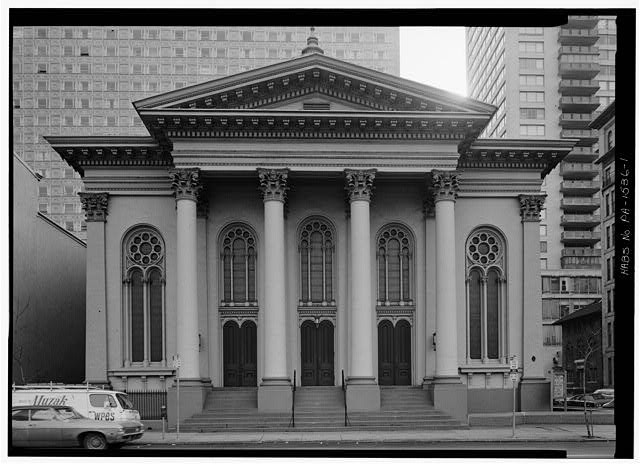 Philadelphia PA West Arch Street Presbyterian Church 1900s Gothic Revival