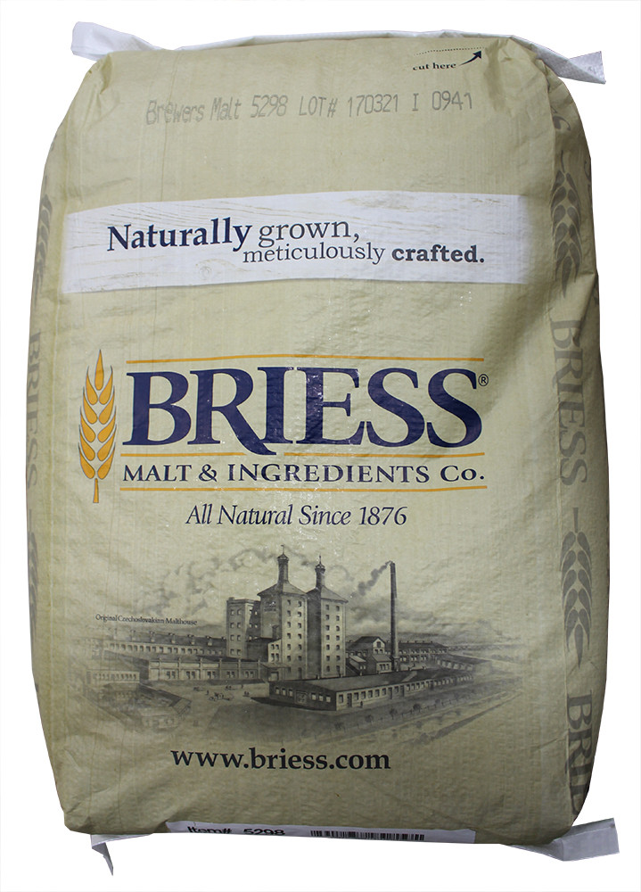 Briess 2-Row Brewers Malt 50 lb bag for Home Brew Beer Making