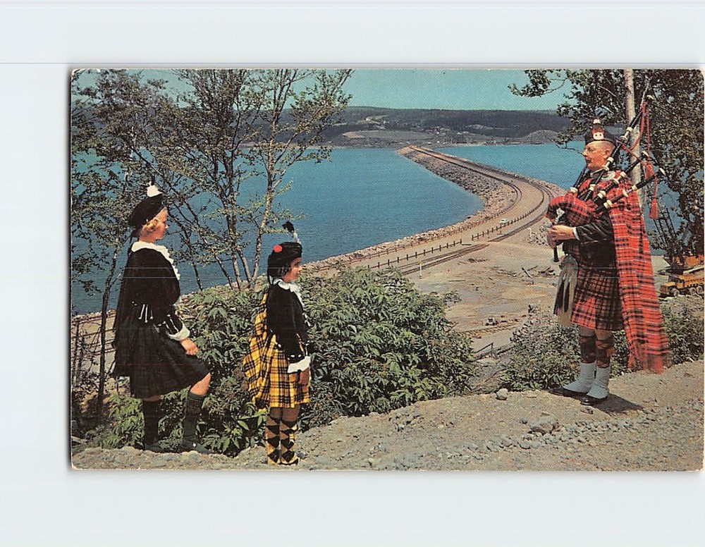 Postcard The Road to the Isles Causeway Cape Breton Nova Scotia Canada