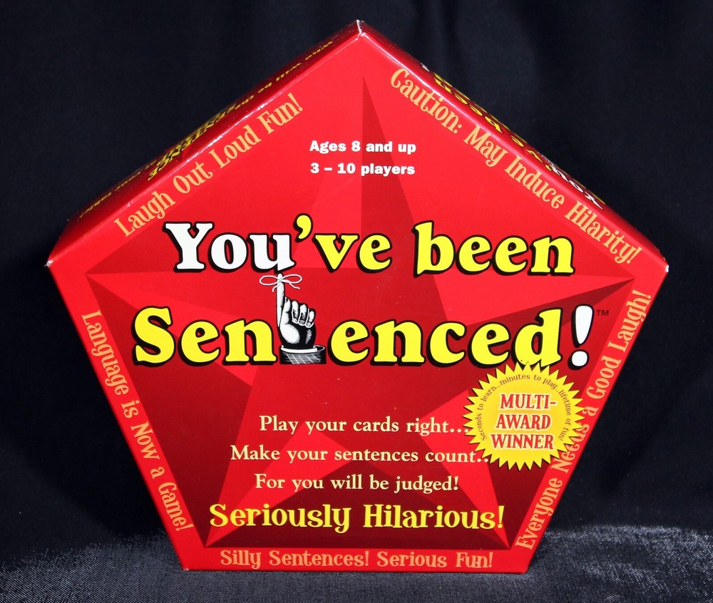 McNeil Designs for Brighter Minds You’ve Been Sentenced Card Game Complete