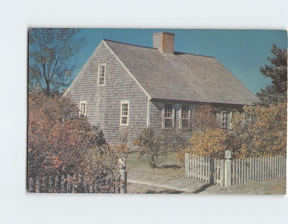 Postcard One of the Oldest Houses Cape Cod Orleans Massachusetts