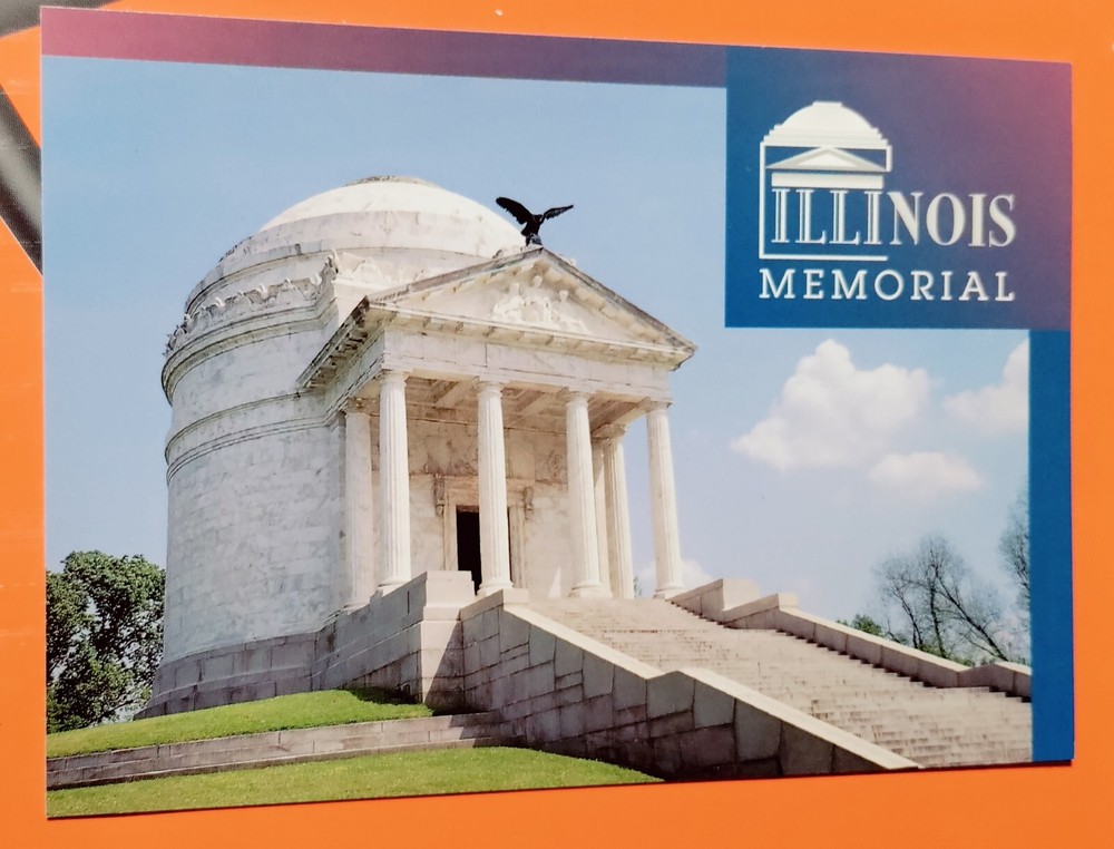 💥Illinois Memorial Vicksburg National Military Park  Mississippi Postcard 4X6