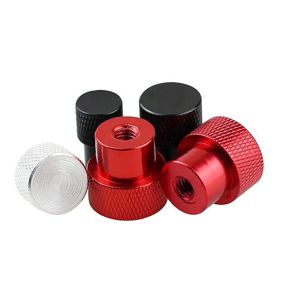 M3 M4 M5 M6 M8 M10 Aluminum Knurled Thumb Nuts Hand Grip Knobs Nut Blind Hole