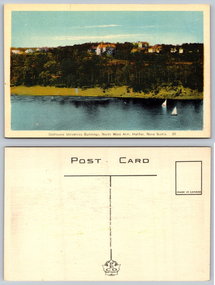 Dalhousie University Buildings Halifax Canada Postcard