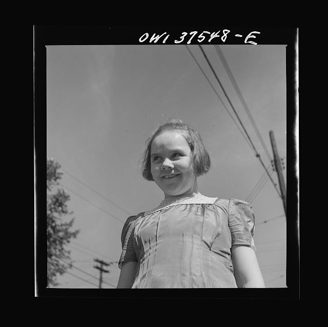 Cincinnati Ohio Mary Freda Cochran 1943 Girl Daughter of Greyhound Bus Driver