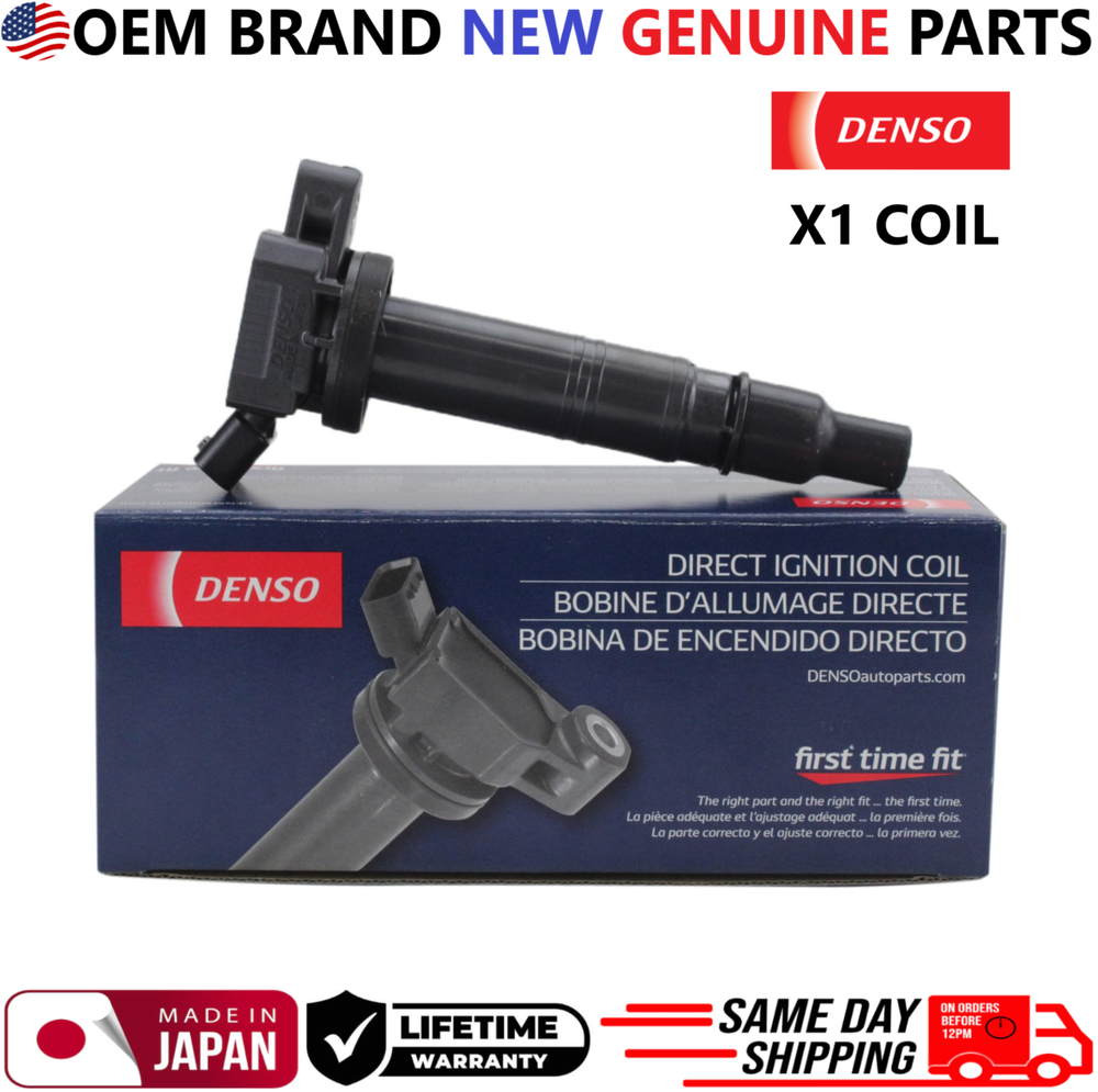 GENUINE DENSO Ignition Coil For 2003-2020 Toyota & Lexus I4 V6 V8, 90919-A2001