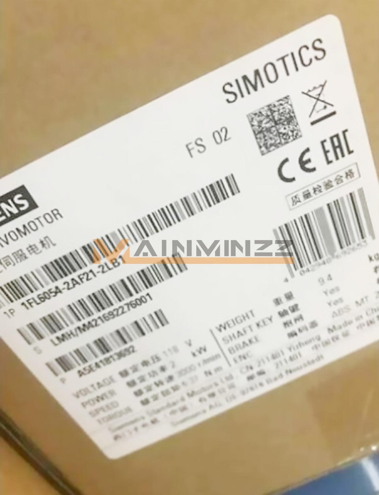 1piece NEW SIEMENS SERVO MOTOR 1FL6054-2AF21-2LB1