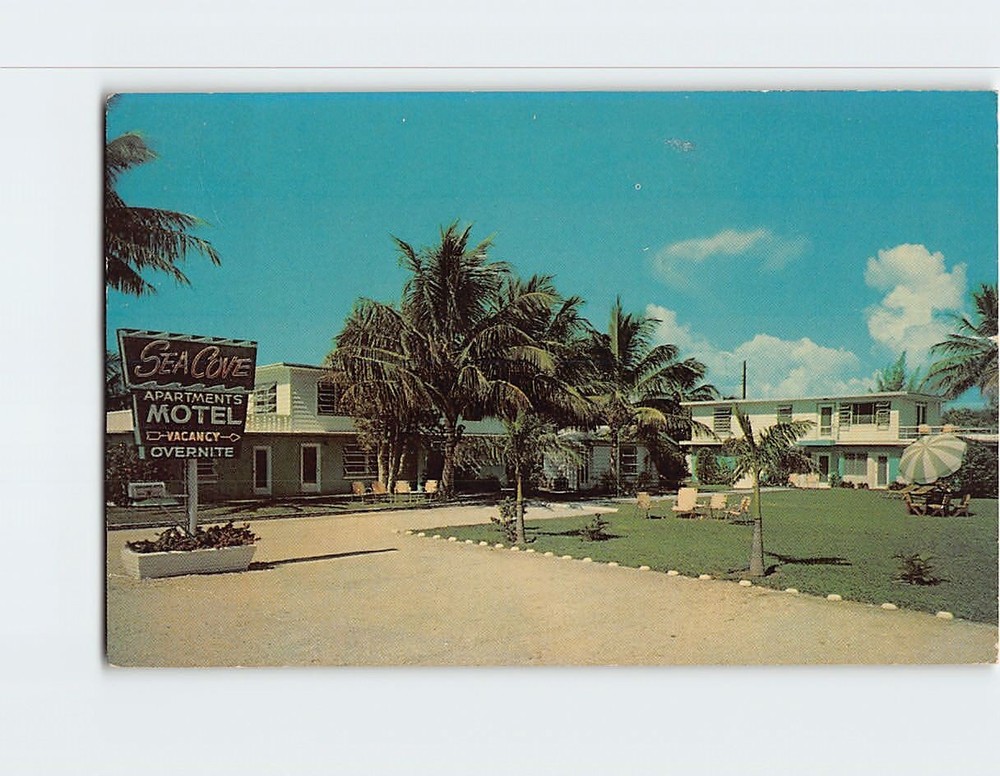 Postcard Sea Cove Apartments Pompano Beach Florida USA