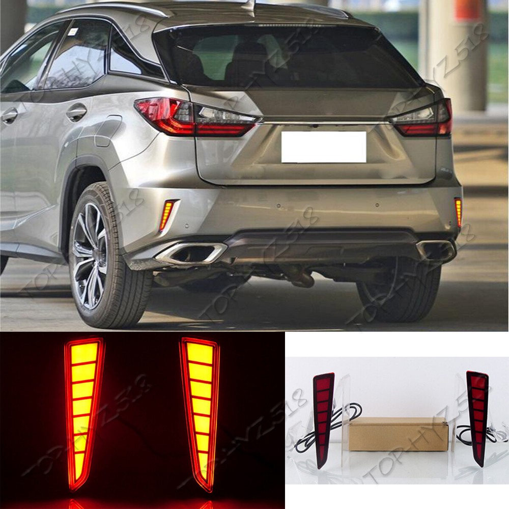 Lexus RX 2016-2019 Rear Bumper Light with Brake Warning and Turn Signal