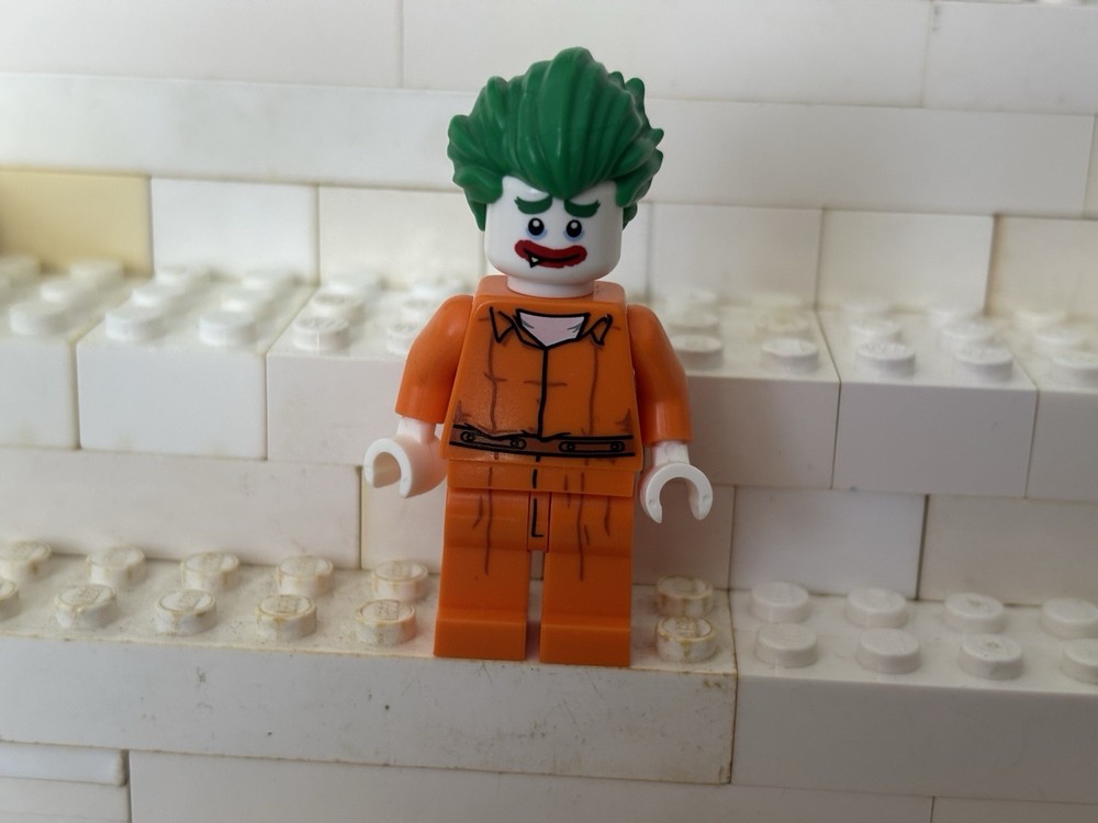 Lego Batman Minifigure, Arkham Asylum Joker, The Lego Batman Movie,