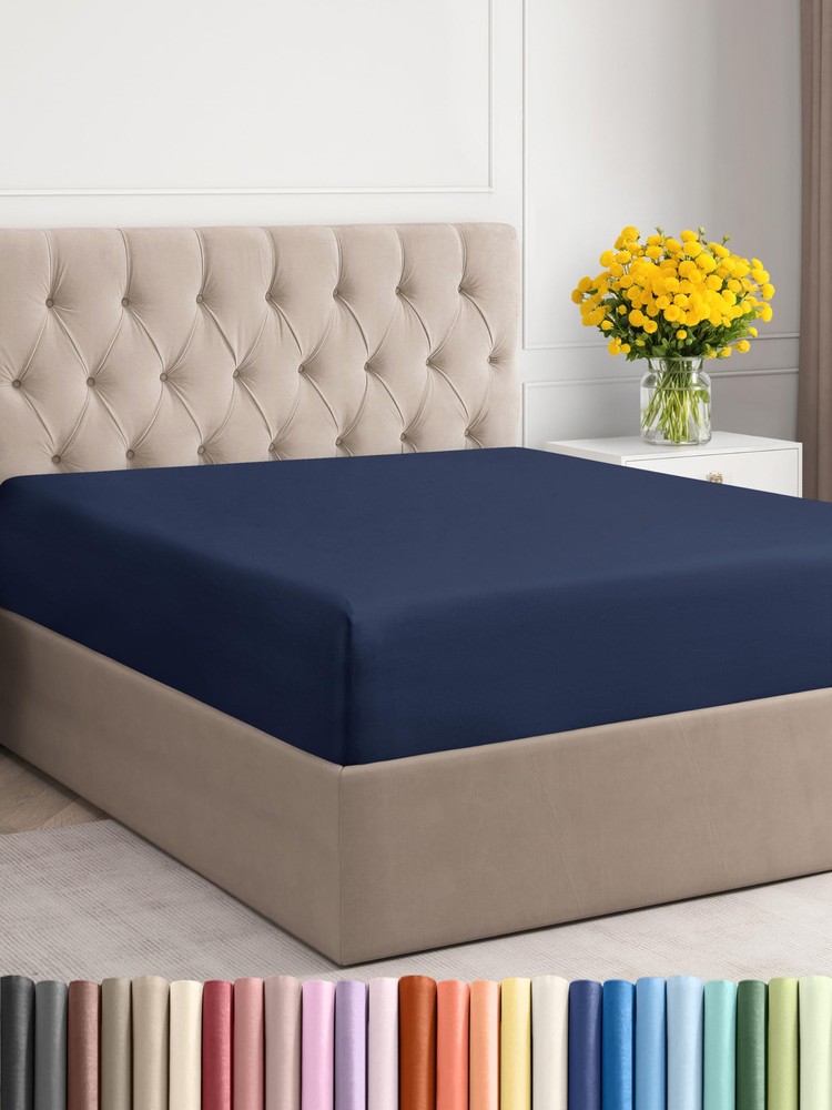 Full Size Hotel Luxury Single Fitted Sheet for Mattress Fit & Comfort