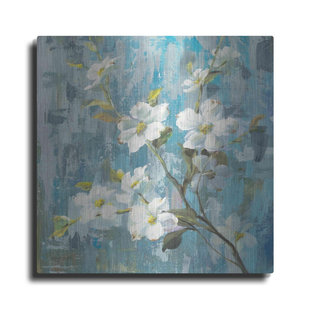 Graceful Magnolia II Metal Wall Art 12x12 by Danhui Nai
