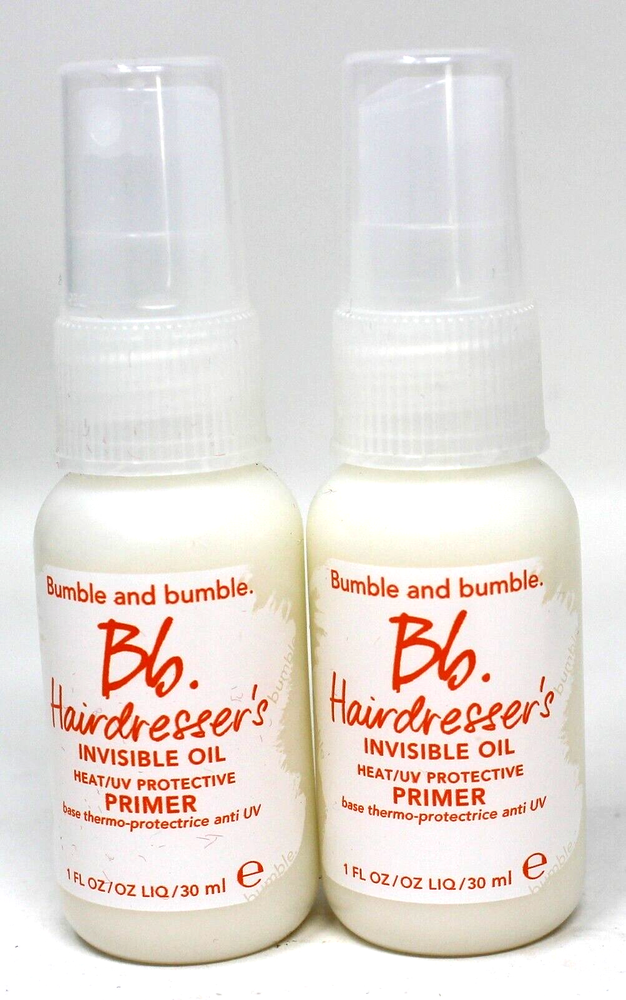 Bumble and Bumble Invisible Oil Primer 1 oz Lot of 2 New Haircare Essentials