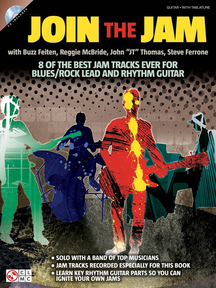 Join the Jam Guitar Tab Sheet Music Blues Rock Funk Music Play-Along Book CD