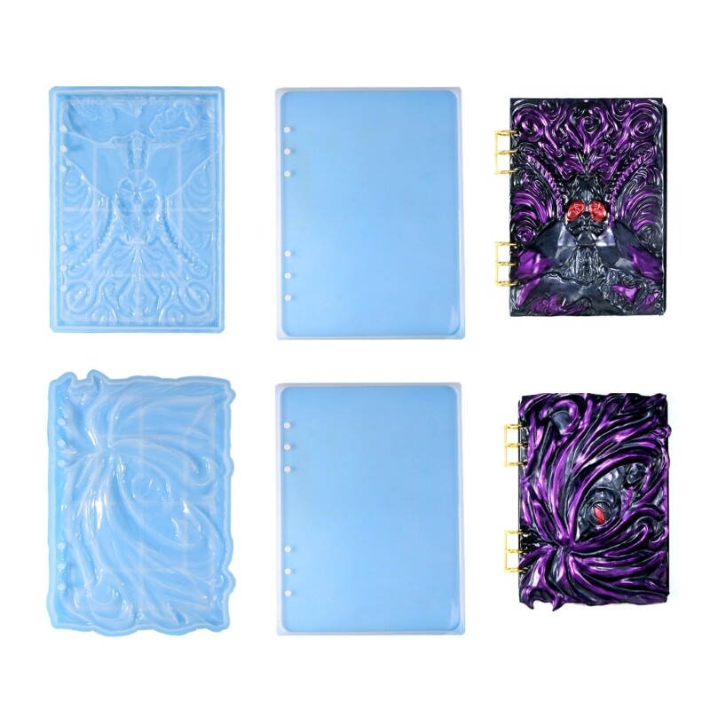 Notebook Cover Silicone Mold Crystal Epoxy Resin Molds for DIY Resin