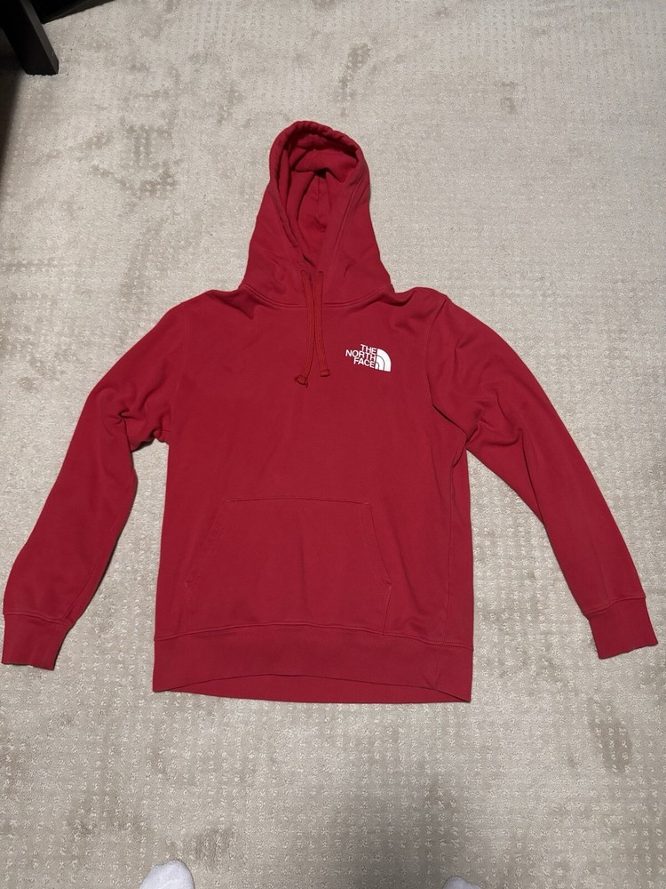 North Face Red Hoodie Men’s Size S USED