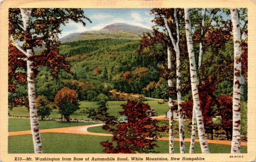Mt. Washington, White Mountains, New Hampshire, United States, Postcard