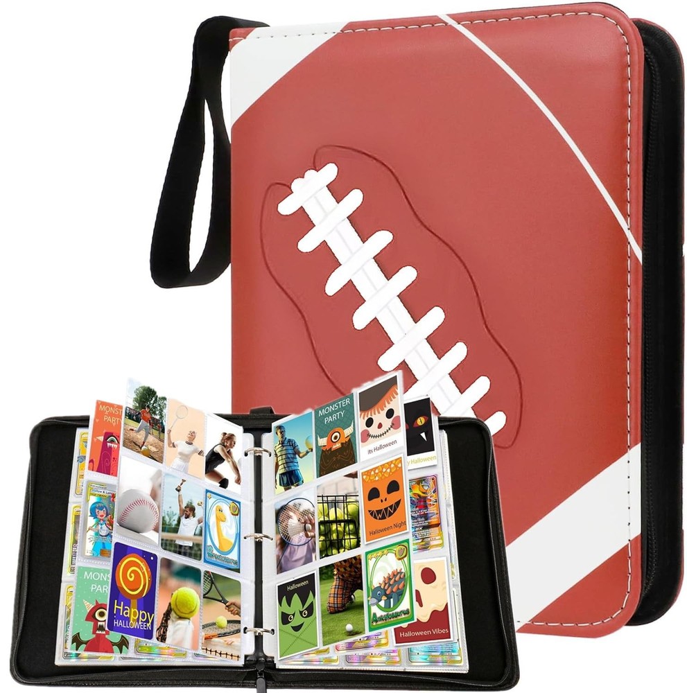 900-Pocket Trading Card Binder for Football Rugby & Sports Collections