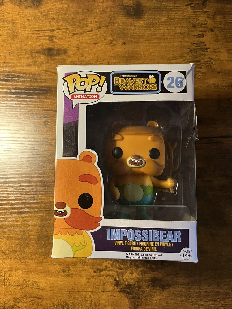 Funko Pop! Bravest Warriors #26 Impossibear Vinyl Figure Box Damage