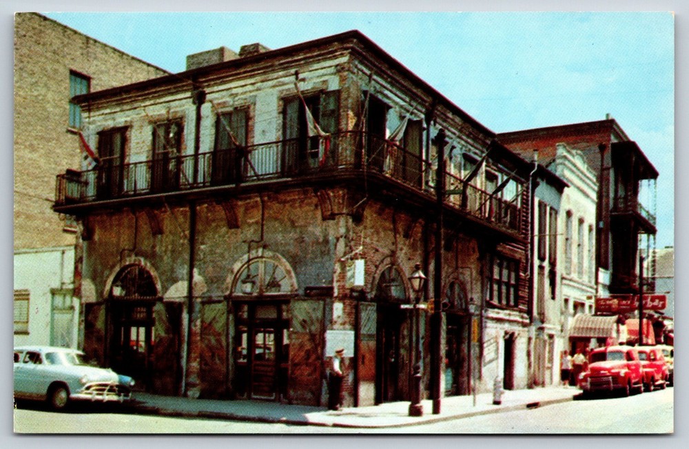 Old Absinthe House Bourbon St New Orleans Louisiana LA Vintage Postcard-image