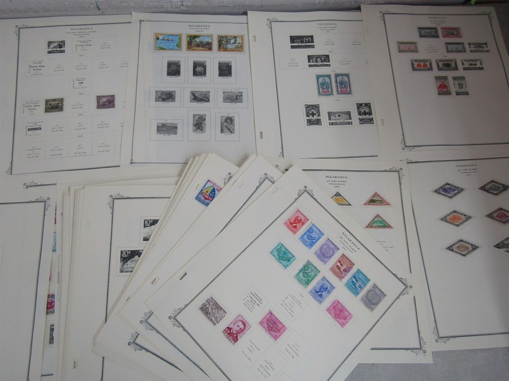 Nystamps Nicaragua many mint old stamp collection high cost y9og