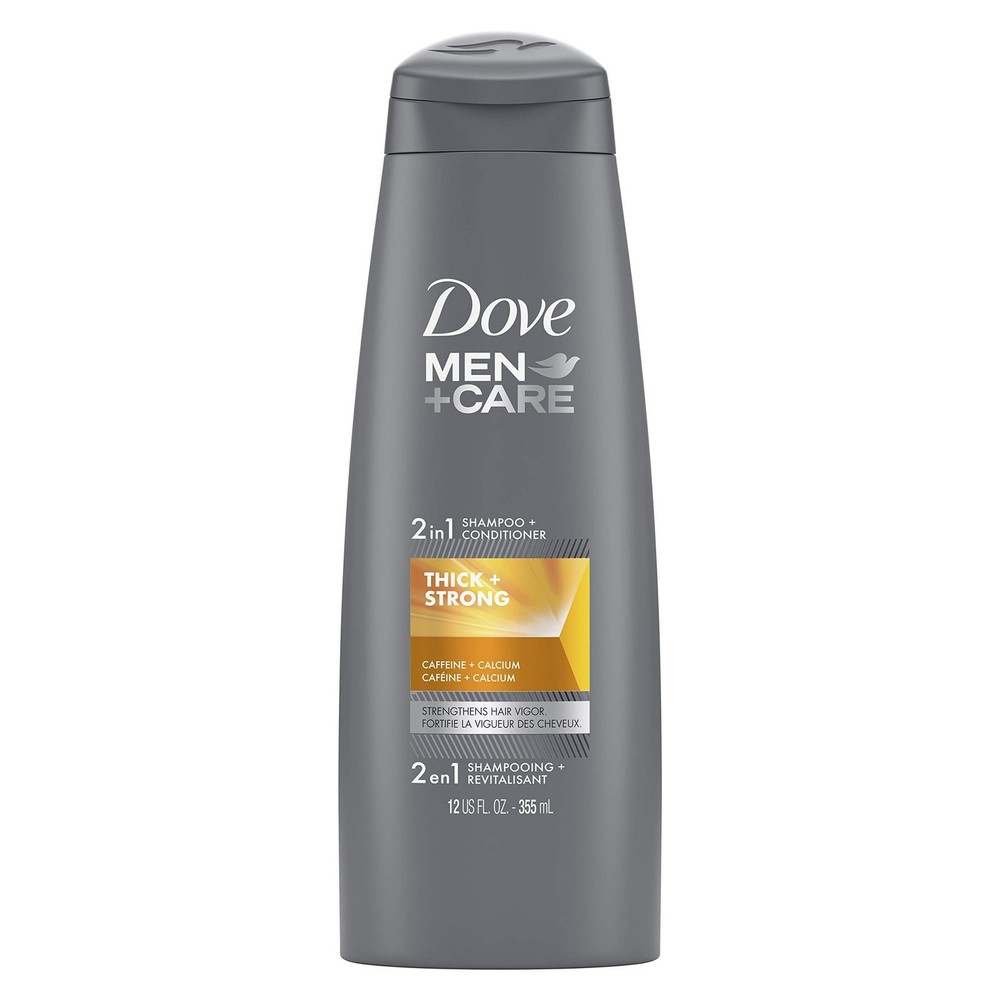 Dove Men+Care Thick & Strong 2-in-1 Shampoo + Conditioner 12 oz
