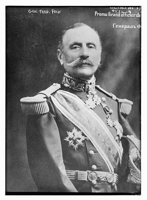Photo:General Ferdinand Foch French Military Leader 1910s Uniform Portrait
