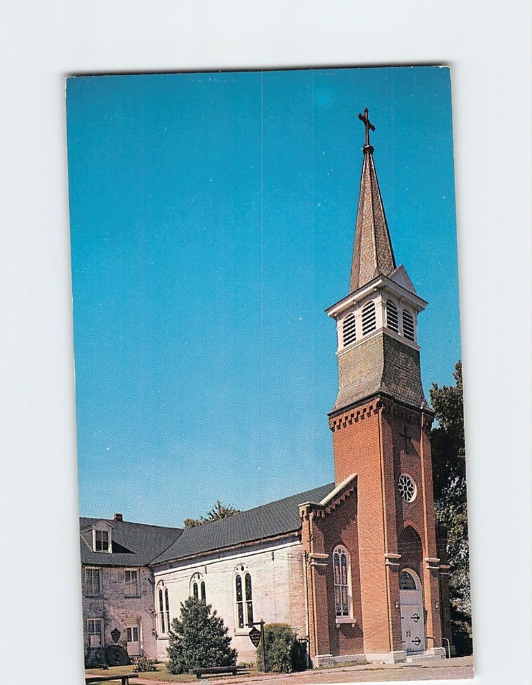 Postcard Saint Ferdinand's Catholic Church Florissant Missouri USA North America