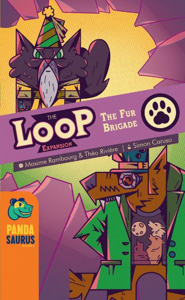 Fur Brigade Expansion for The Loop Board Game New in Shrink OOP