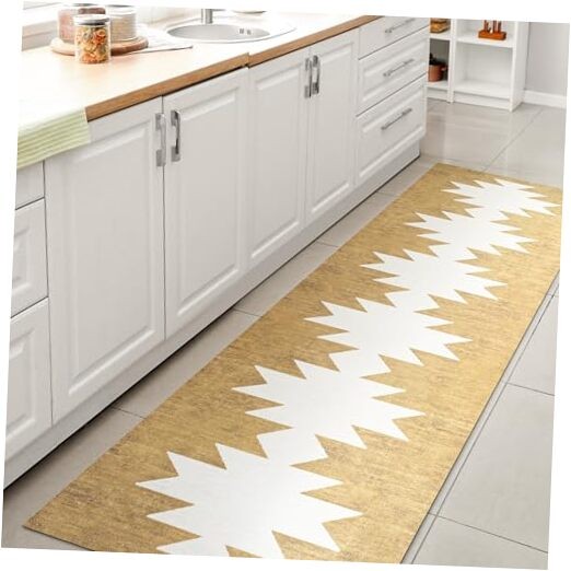 Chayton WSH110B-28 Minimalist Geometric Washable Indoor Runner Rug