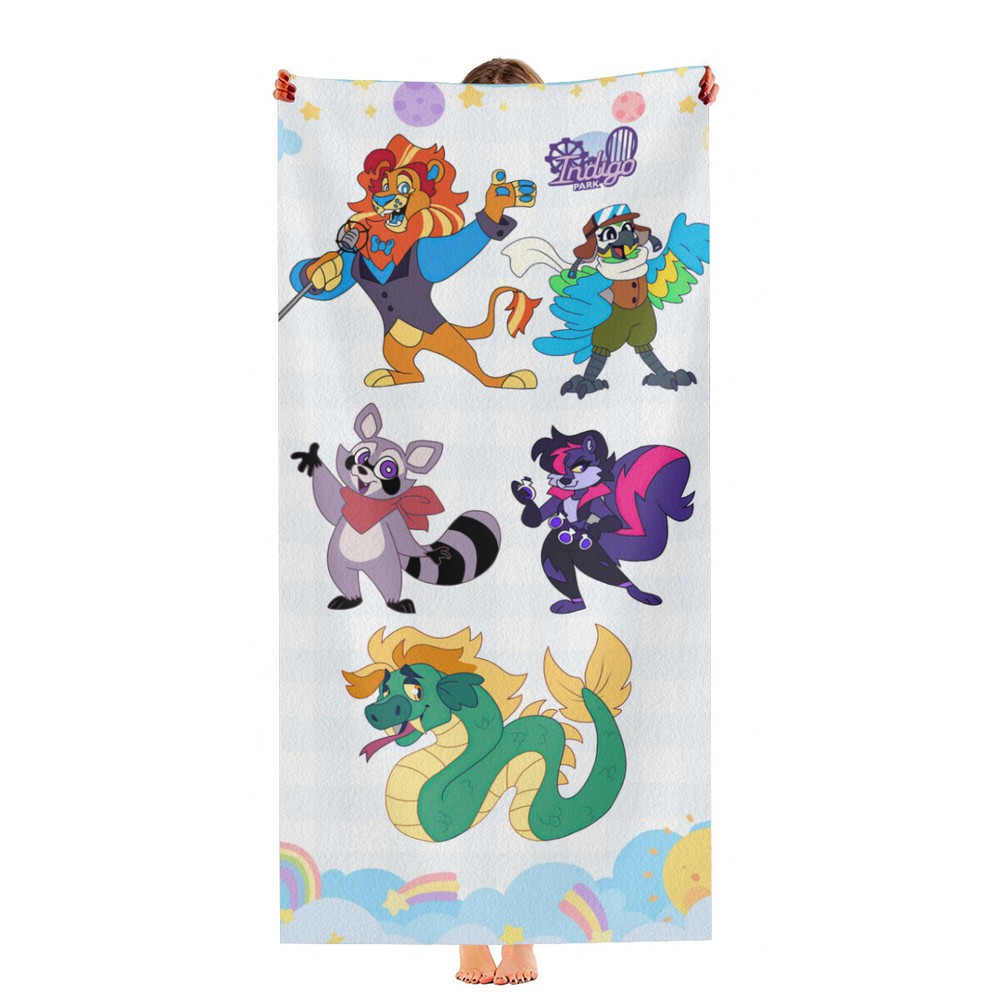 Indigo Park Beach Towel Quick Drying Microfiber 30