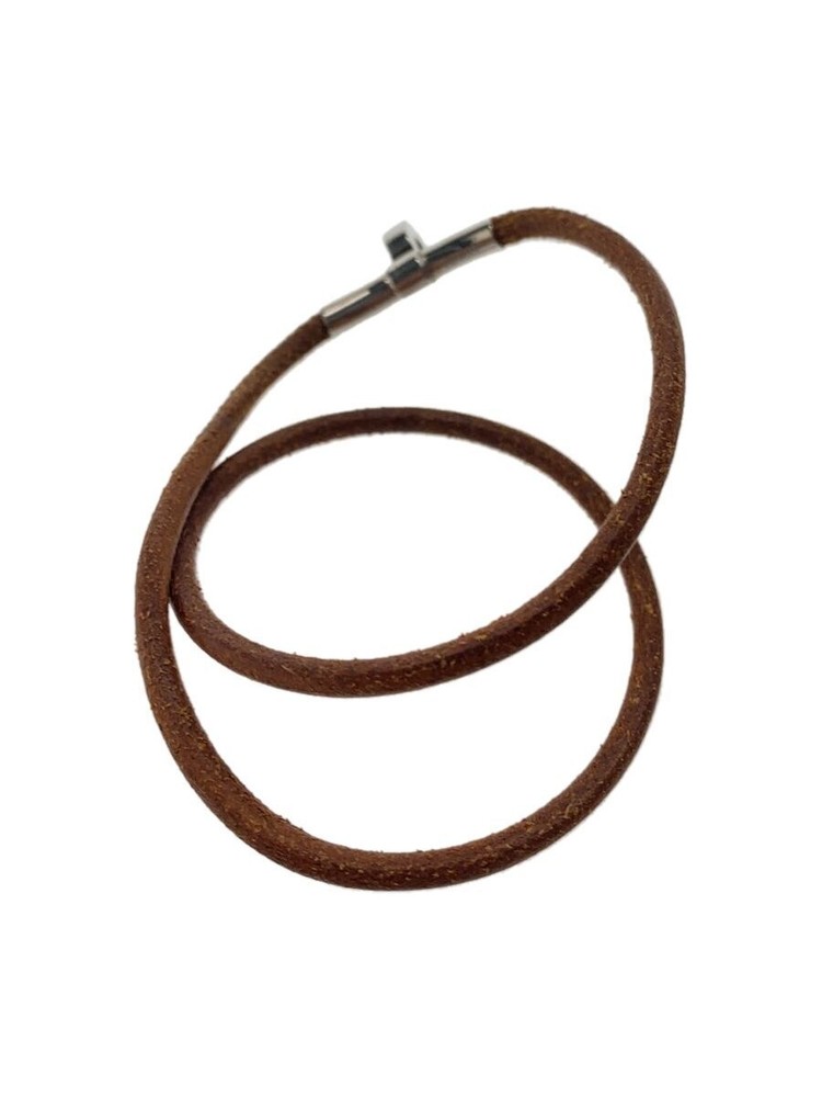 Hermes Brown Leather Bracelet for Men Model 3207