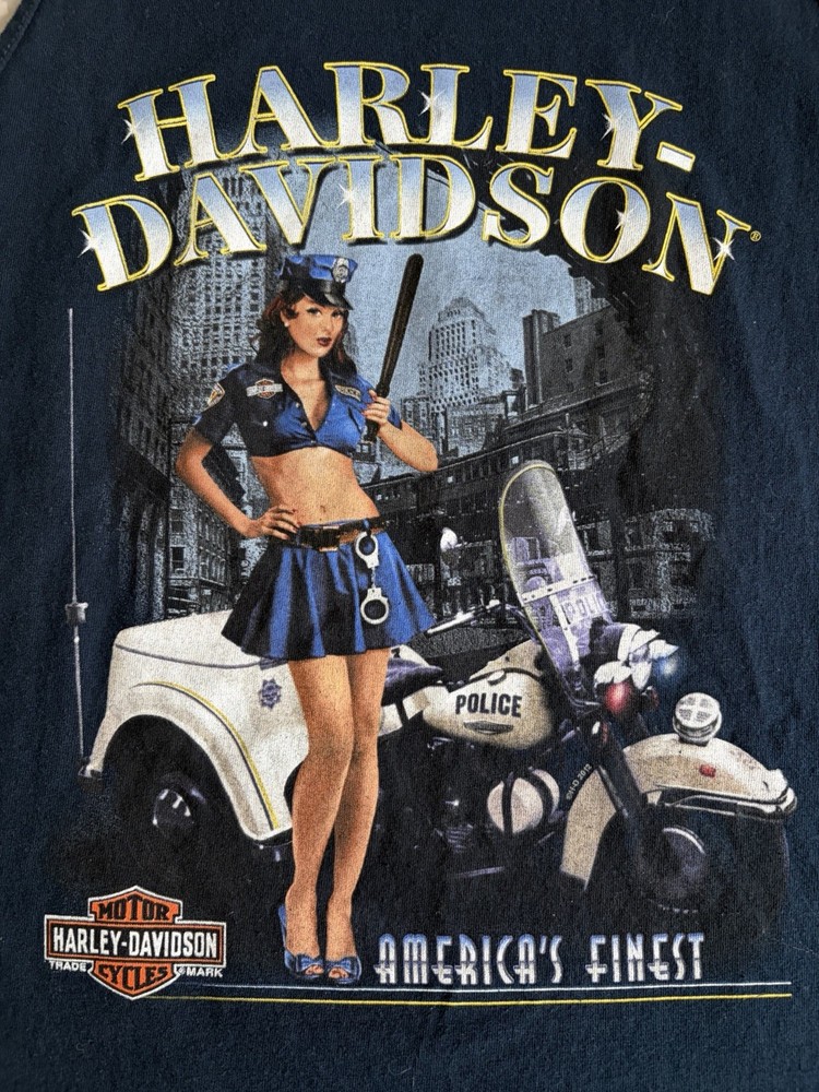 Harley-Davidson Shirt Mens Large Jamaica Motorcycle Sleeveless Tank Top Biker