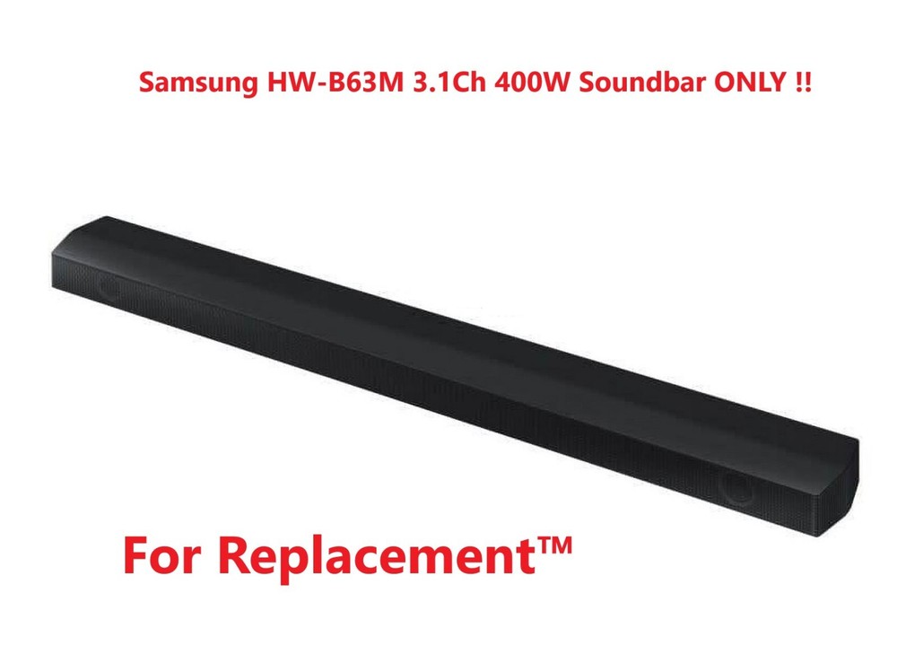 Samsung HW-B63M 3.1Ch 400W Soundbar ONLY !! For Replacement [NO POWER ADAPTER]™