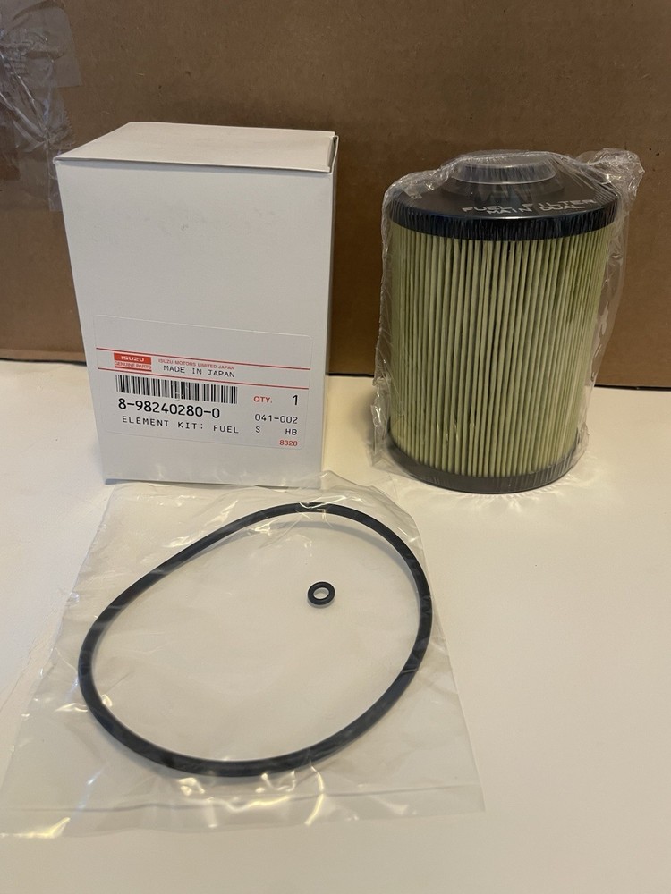 Genuine Isuzu OEM Fuel Filter Element 8-98240280-0 8982402800 Made in Japan