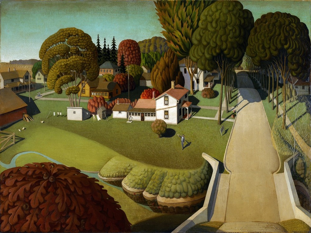 3372.Fantastic Landscape Painting POSTER.School Home Room Art Nature decoration