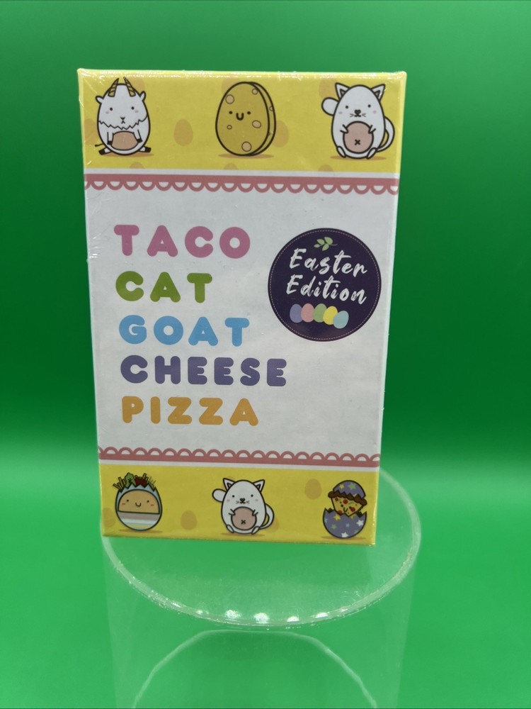 Taco Cat Goat Cheese Pizza Card Game Easter Edition