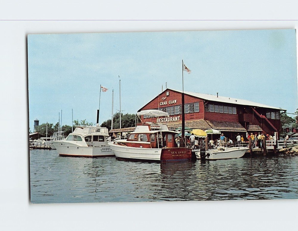 Postcard The Crab Claw Inc. St. Michaels Maryland USA