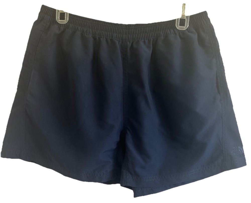 The North Face Arsa Running Shorts Womens Large Blue Pockets Outdoor Hiking