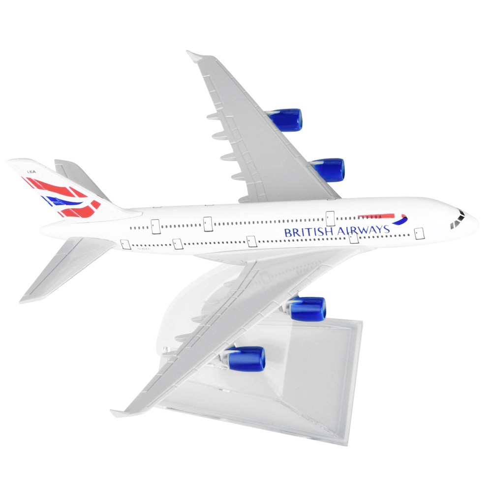 1/400 British Airways A380 Model Plane 16cm Alloy Diecast Airplane Collection f