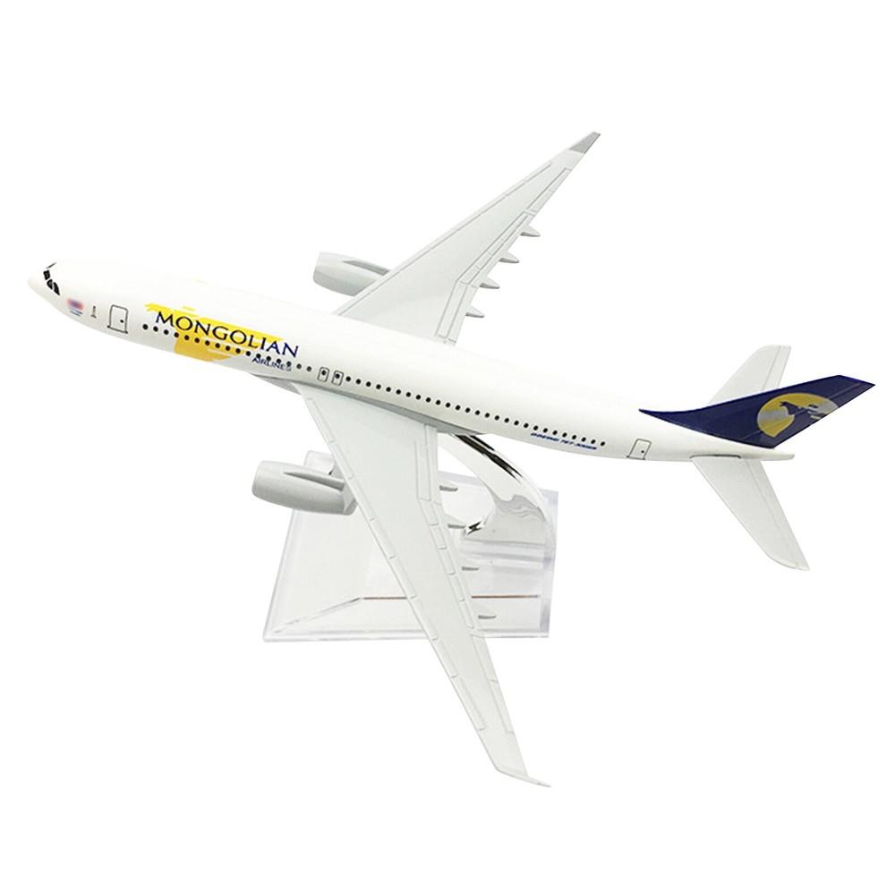 1:400 B767 Mongolian Airlines Metal Airplane Model Alloy Plane Model With Stand