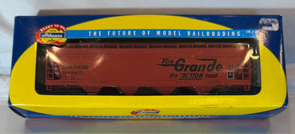 🚂 Athearn HO 50' Rio Grande ACF Centerflow 15588 Car #72266🚂