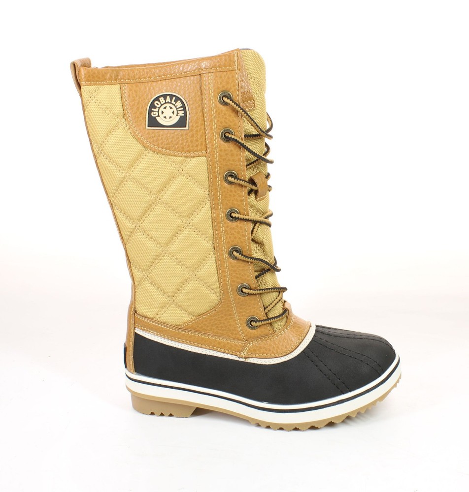 Men's Tan Snow Boots Size 5.5 - Global Win (7665320)