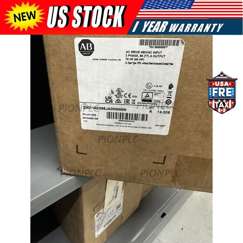 Allen Bradley 20G11ND096JA0NNNNN Powerflex 755 VFD 75HP US Free Tax