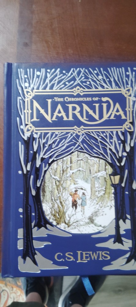 The Chronicles of Narnia C. S. Lewis Barnes Noble Hardcover Bonded Leather